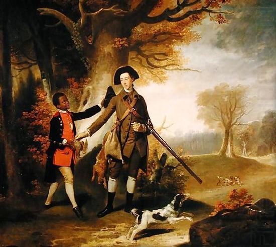 Johann Zoffany The Third Duke of Richmond out Shooting with his Servant china oil painting image